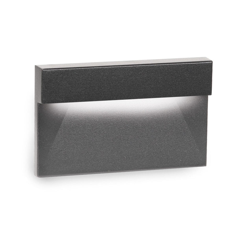 WAC 4091-30BK Lighting 9-15V Step And Wall Light - 3000K Rectangle Black - Atlantic Lighting