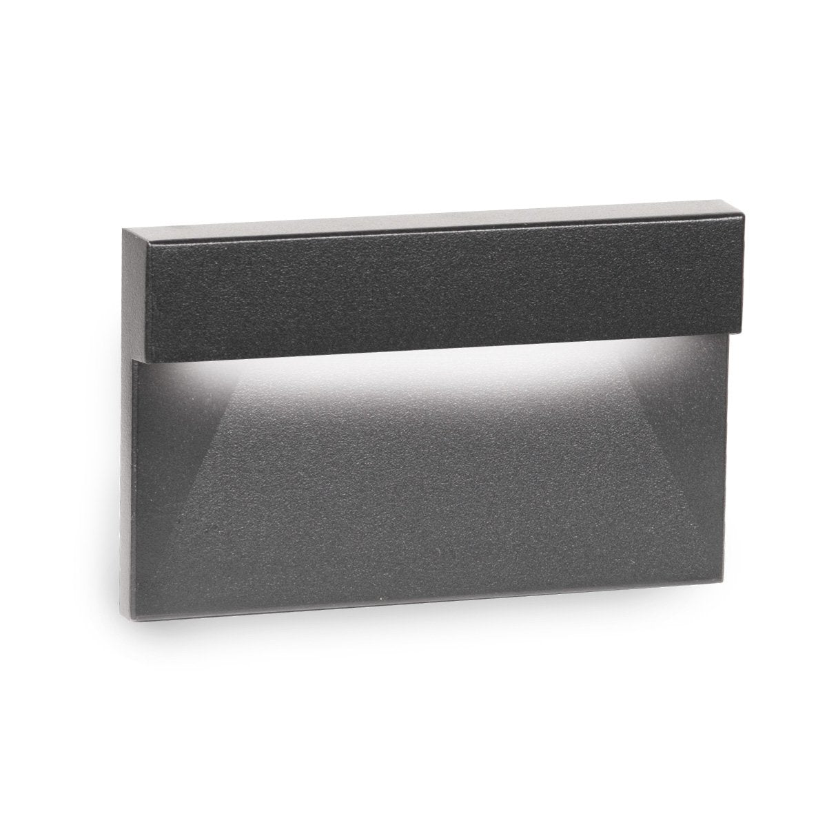 WAC 4091-AMBK Lighting 9-15V Step And Wall Light - AMBER Rectangle Black - Atlantic Lighting