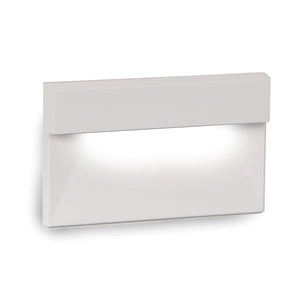 WAC Lighting 4091 9-15V Step And Wall Light -  AMBER Rectangle White