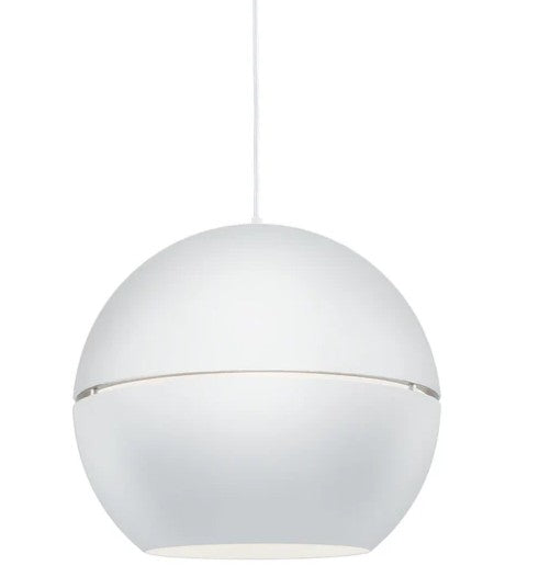 Kuzco 494024-WH Lucas 24-in White 1 Light Pendant - Atlantic Lighting
