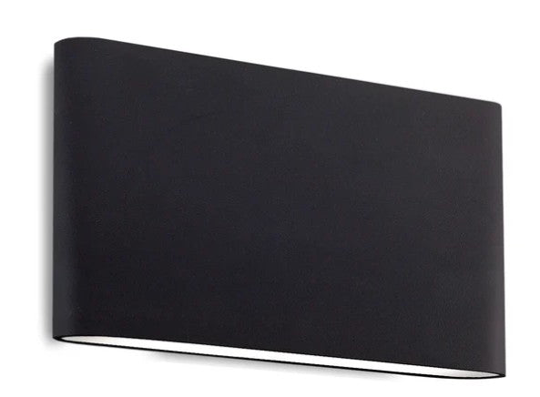 Kuzco AT68010-BK Slate 10-in Black LED All terior Wall - Atlantic Lighting