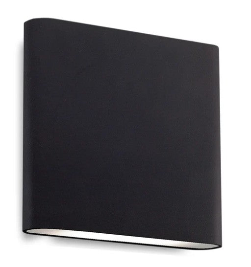 Kuzco AT68006-BK-UNV Slate 6-in Black LED All terior Wall - Atlantic Lighting