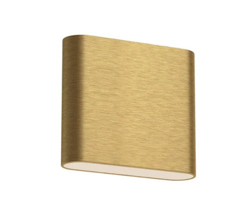 Kuzco AT6506-BG-UNV Slate 6-in Brushed Gold LED Wall Sconce - Atlantic Lighting