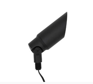 Lumien D1B1-MB MR16 Uplight (Lamp Not Included), 10-15V - Matte Black Landscape Spotligh