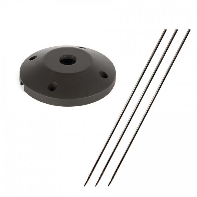 WAC 5000-SCP-BBR Lighting Bronze Surface Mount Flange/Stake - Atlantic Lighting