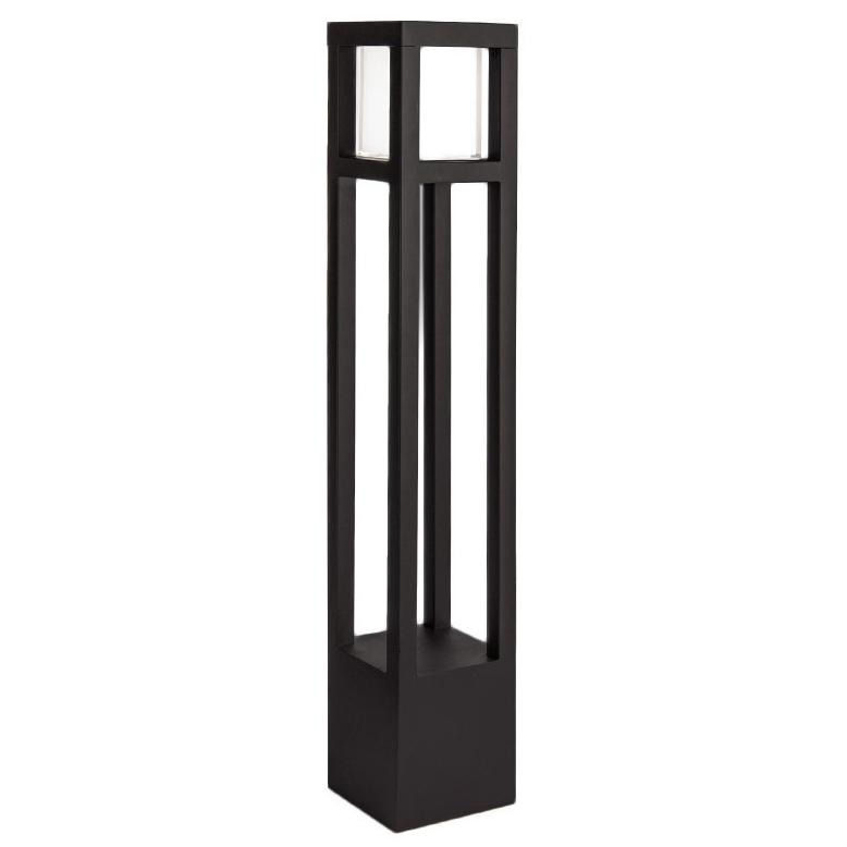 WAC 6621-27BK Lighting Black Tower 12V LED Bollard, 2700K - Atlantic Lighting