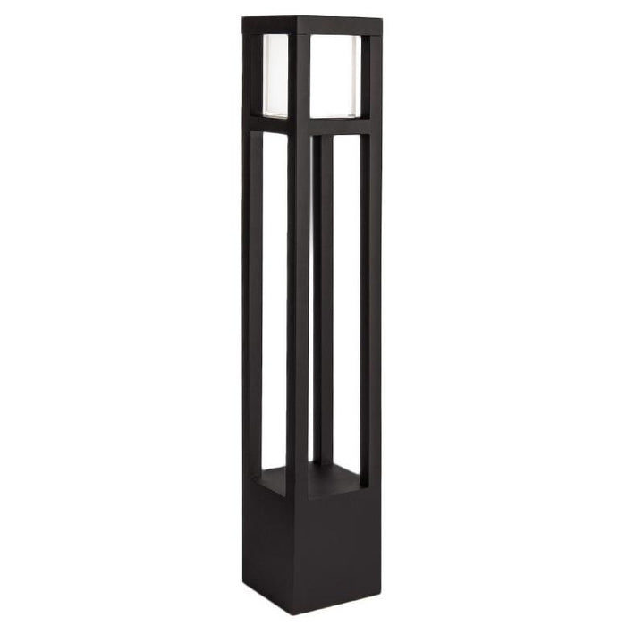 WAC Lighting 6621-27BK Black Tower 12V LED Bollard, 2700K