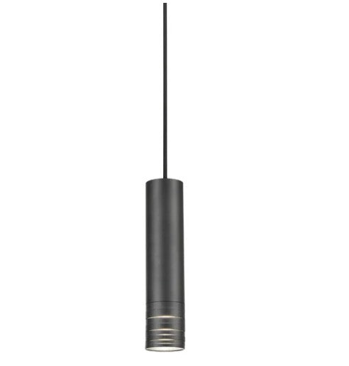 Kuzco 494502M-BK Milca 10-in Black 1 Light Pendant - Atlantic Lighting