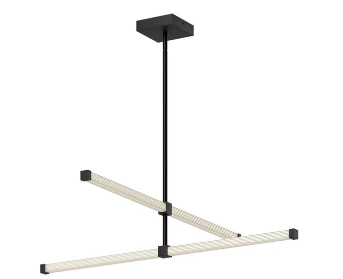 Kuzco CH23532-BK Blade 32-in Black LED Chandeliers - Atlantic Lighting
