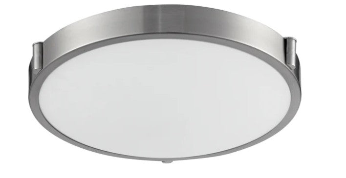 Kuzco 501112-LED-5CCT Floyd 13-in Brushed Nickel LED Flush Mount - Atlantic Lighting