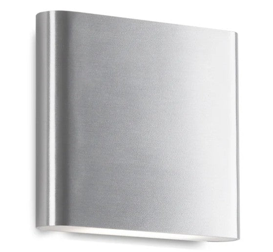 Kuzco AT6506-BN-UNV Slate 6-in Brushed Nickel LED All terior Wall - Atlantic Lighting