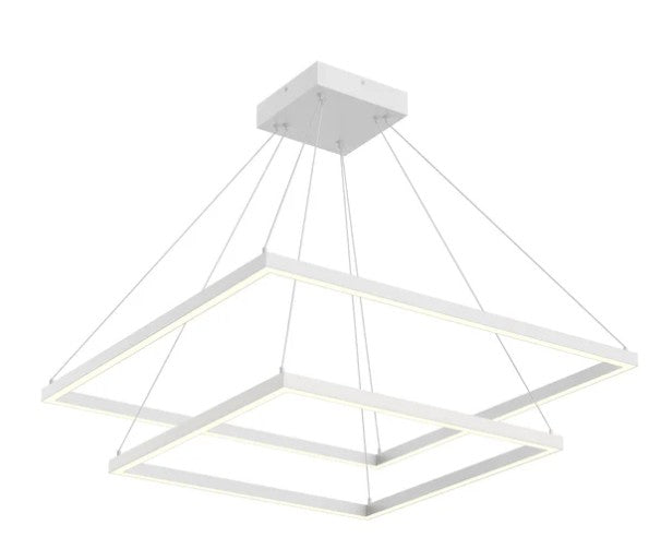 Kuzco CH88232-WH Piazza 32-in White LED Chandeliers - Atlantic Lighting