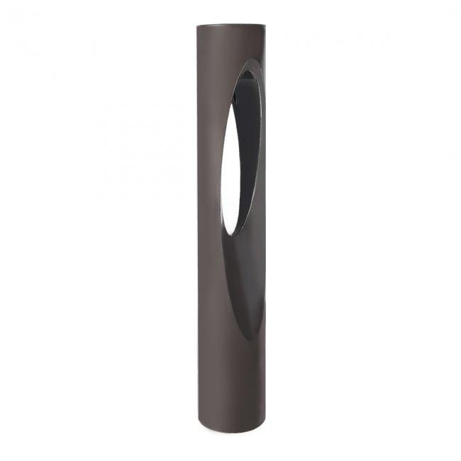 WAC Lighting 6613-30BZ Bronze Scoop 277V LED Bollard, 3000K