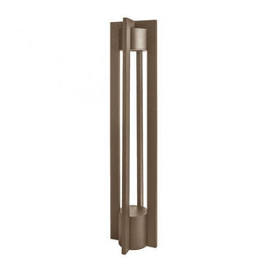 WAC Lighting 6633-27BZ Bronze Chamber 277V LED Bollard, 2700K