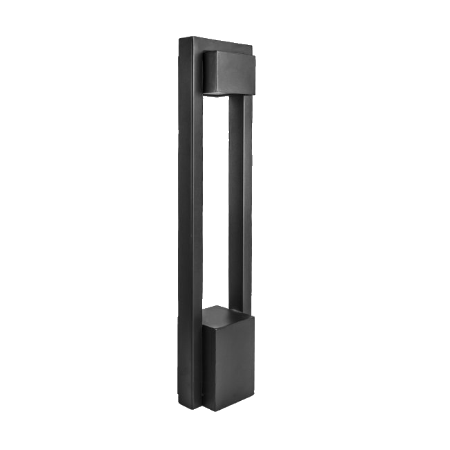 WAC 6643-27BK Lighting Black Park 277V LED Bollard, 2700K - Atlantic Lighting