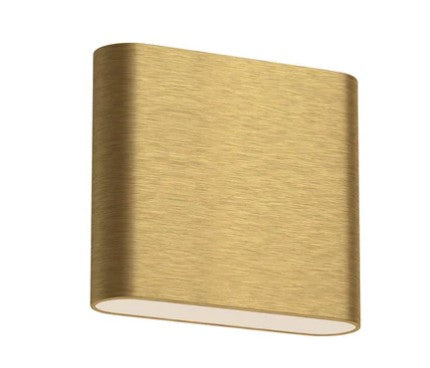 Kuzco AT68006-BG Slate 6-in Brushed Gold LED Wall Sconce - Atlantic Lighting