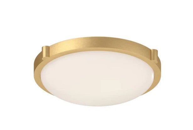 Kuzco 501102BG-LED Floyd 11-in Brushed Gold LED Flush Mount - Atlantic Lighting