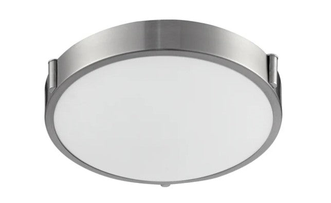 Kuzco 501102-LED Floyd 11-in Brushed Nickel LED Flush Mount - Atlantic Lighting