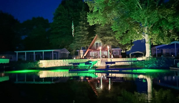 Incredible Underwater LED Lighting AP-G80 Green Apollo Underwater LED Lighting System (80 foot power cord) - Atlantic Lighting