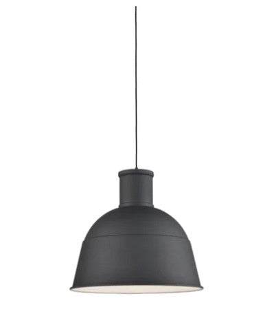 Kuzco 493513-BK Irving 13-in Black 1 Light Pendant - Atlantic Lighting