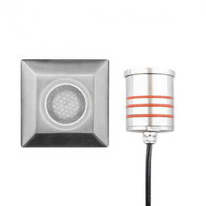 WAC Lighting Stainless Steel 2" Aperture Square with Integrated Honeycomb louver - 2052-30SS
