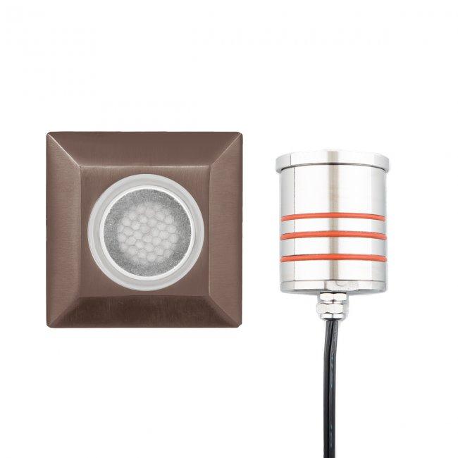 WAC 2052-30BS Lighting Bronzed Stainless Steel 2" Aperture Square with Integrated Honeycomb louver - Atlantic Lighting
