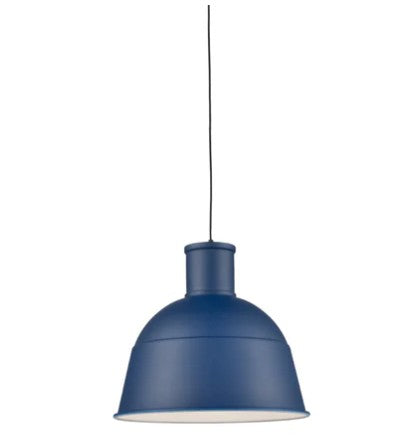 Kuzco 493513-IB Irving 13-in Indigo Blue 1 Light Pendant - Atlantic Lighting