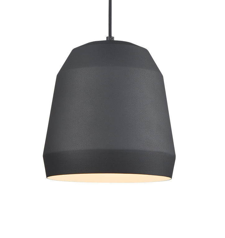 Kuzco 492116-BK Sedona 16-in Black 1 Light Pendant - Atlantic Lighting