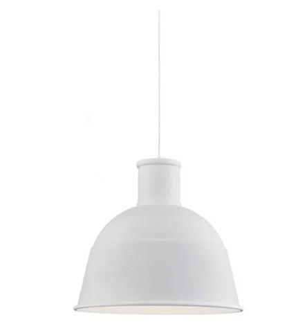Kuzco 493516-WH Irving 16-in White 1 Light Pendant - Atlantic Lighting
