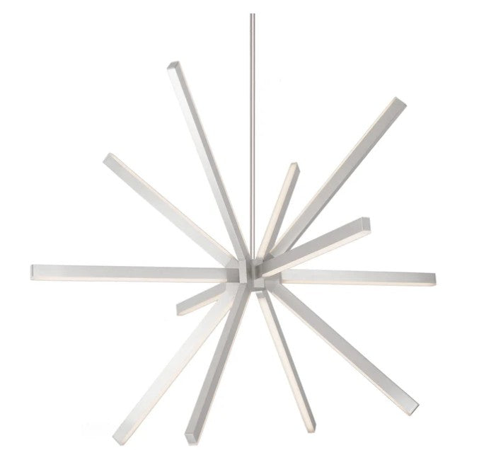 Kuzco CH14348-BN Sirius 48-in Brushed Nickel LED Chandeliers - Atlantic Lighting