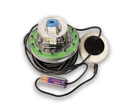 Incredible Underwater LED Lighting API-BG40 Blue/Green Apollo Iris Underwater LED Lighting System (40 foot power cord) - Atlantic Lighting
