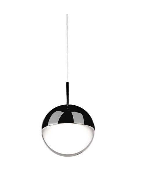 Kuzco 402801BC-LED Pluto 4-in Black Chrome LED Pendant - Atlantic Lighting