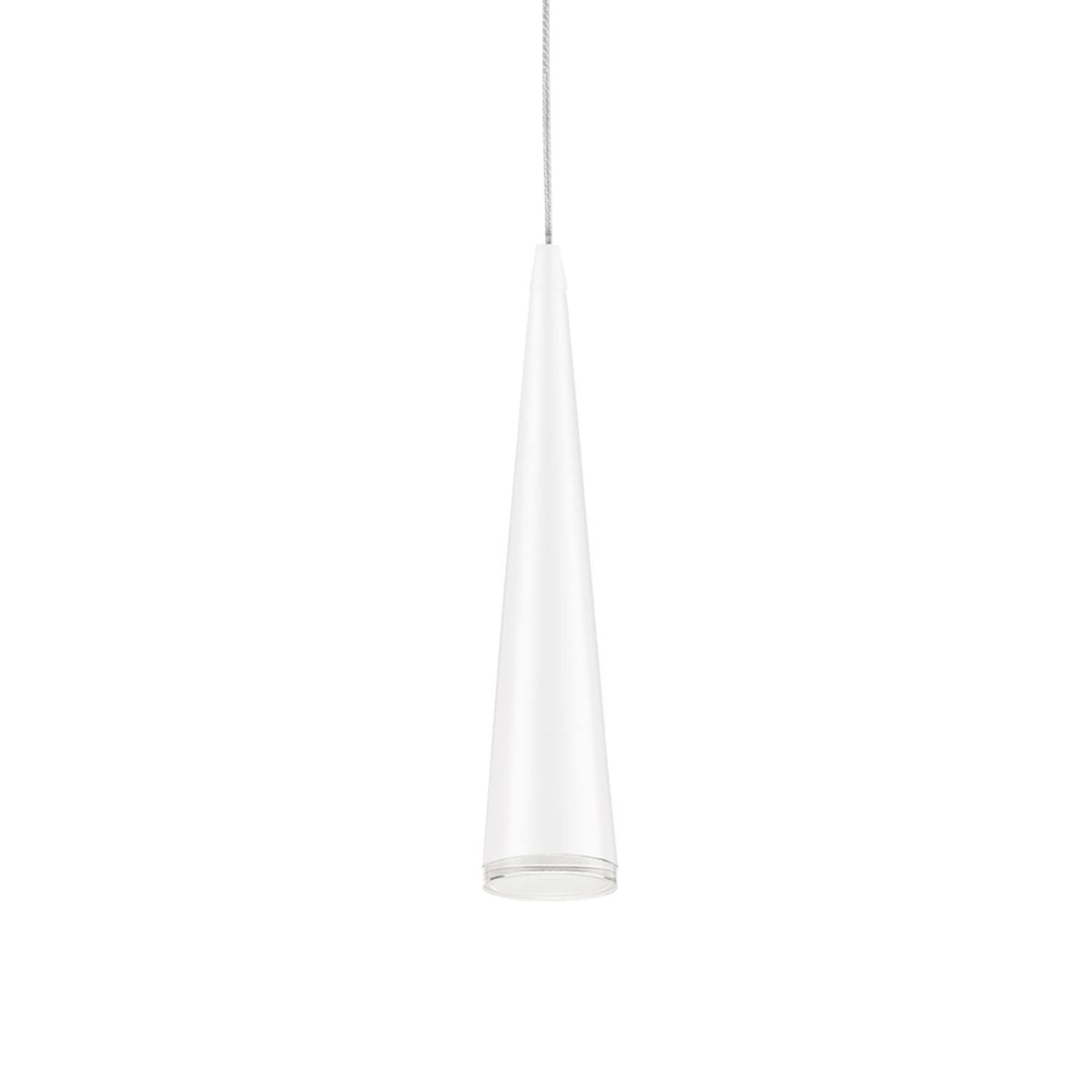 Kuzco 401214WH-LED Mina 12-in White LED Pendant - Atlantic Lighting