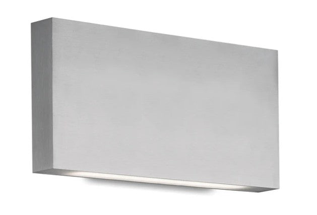 Kuzco AT6610-BN Mica 10-in Brushed Nickel LED All terior Wall - Atlantic Lighting