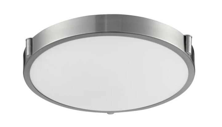 Kuzco 501112-LED Floyd 13-in Brushed Nickel LED Flush Mount - Atlantic Lighting