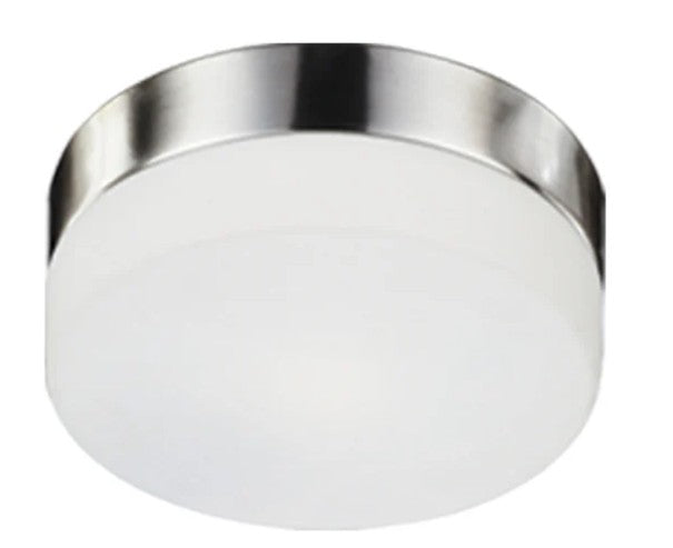 Kuzco 52022BN Lomita 12-in Brushed Nickel 2 Lights Flush Mount - Atlantic Lighting