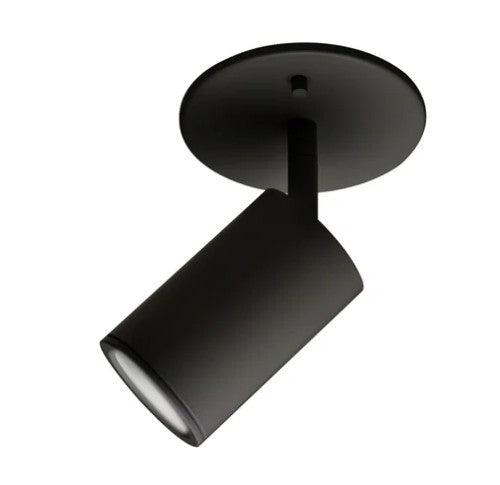 Kuzco 81711-BK Barclay 3-in Black 1 Light Semi Flush Mount - Atlantic Lighting