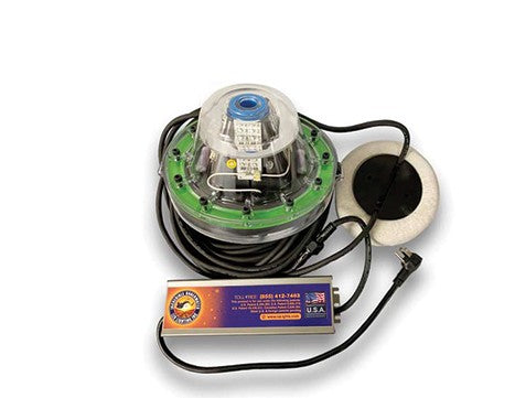 Incredible Underwater LED Lighting MWI-BG120 Blue/Green Mega-Watt Iris Underwater LED Lighting System (120 foot power cord) - Atlantic Lighting