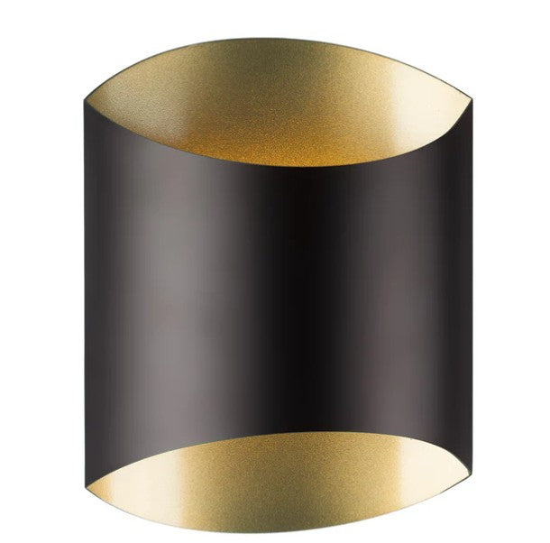 Kuzco 601471BK-LED Preston 8-in Black LED Wall Sconce - Atlantic Lighting