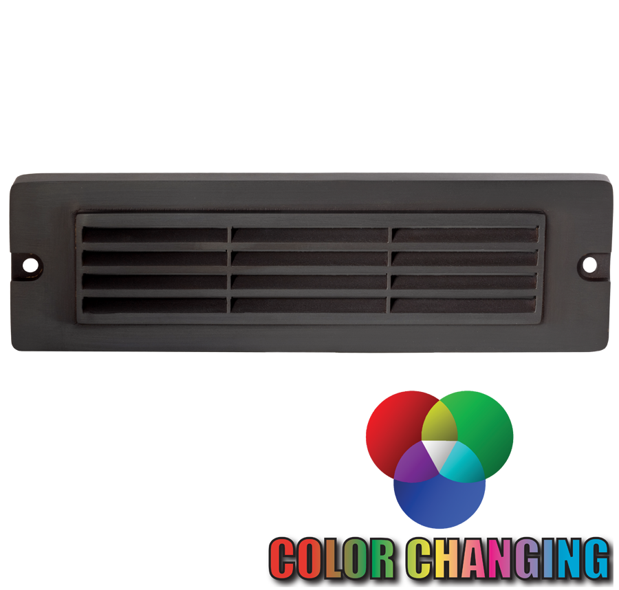 Corona CL-395-BT Gun Metal wide brick-light face with horizontal louvers