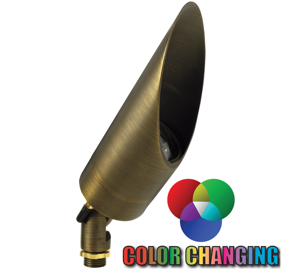 Corona CL-406-BT bronze accent-light head with extended shroud