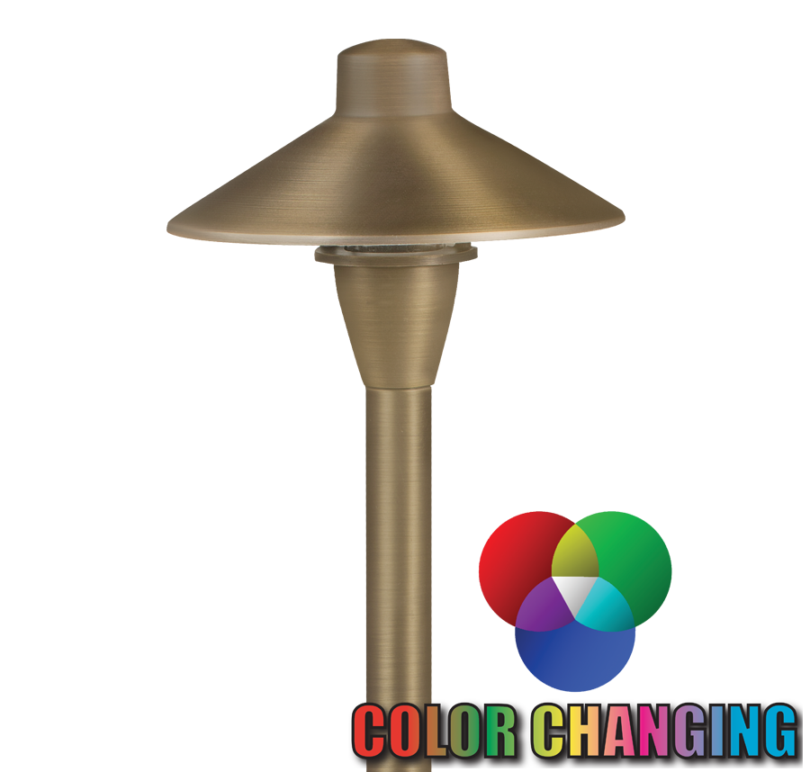 Corona CL-649-BT Antique Bronze umbrella shade and stem detail