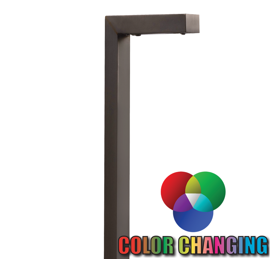 Corona CL-717-BT Gun Metal upright path light with right-angle head