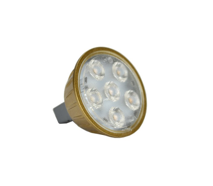 Unique LED-3W-CM6WF27K Flex Gold Series MR16 Wide Flood, 3W, 2700K - Atlantic Lighting