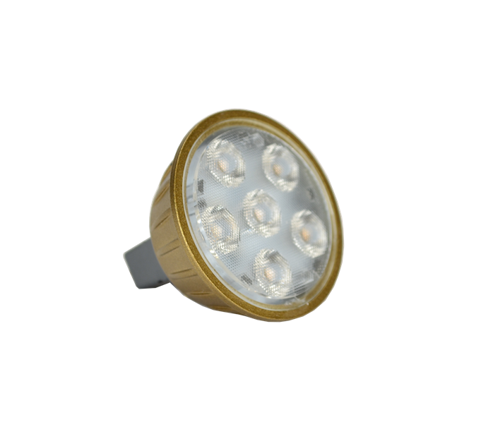 Unique LED-5W-CM6SP27K Flex Gold Series MR16 Spot, 5W, 2700K - Atlantic Lighting