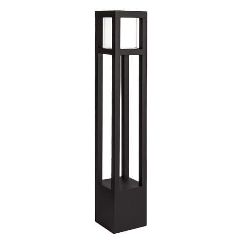 WAC Lighting 6621-30BK Black Tower 12V LED Bollard, 3000K