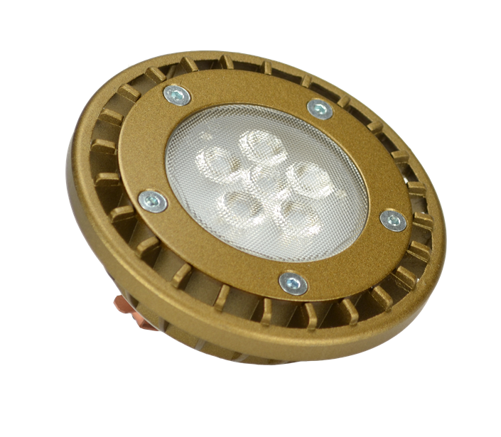 Unique LED-7W-CPFL50K Flex Gold Series PAR36, 7W, 5000K - Atlantic Lighting