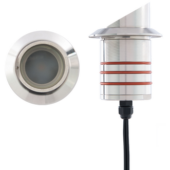 WAC 2111-30SS Lighting 2IN LED INGROUND SHROUD STAINLESS STEEL 3000K - Atlantic Lighting