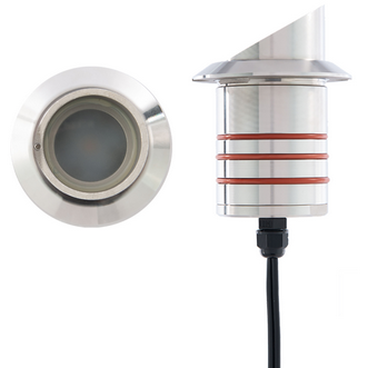 WAC Lighting 2111-30SS 2IN LED INGROUND SHROUD STAINLESS STEEL 3000K