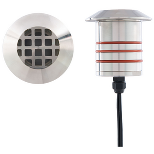 WAC 2121-30SS Lighting 2IN LED INGROUND LOUVER STAINLESS STEEL 3000K - Atlantic Lighting